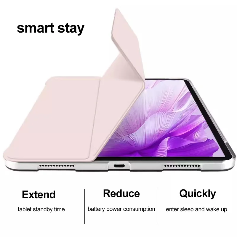 สำหรับ Xiaomi Pad 6S Pro 12.4นิ้ว2024 5 Pro 6 Pro 11 redmi Pad SE 11 Pad 10.61 AIRBAG โปร่งใสเคสป้องกันการตกพร้อมช่องใส่ปากกา