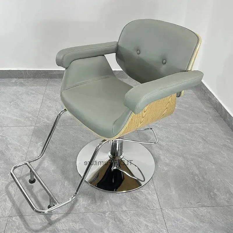 Sillas Cómodas Premium: Sillas de Salón de Belleza y Barbería Modernas y Creativas para Espacios de Peluquería