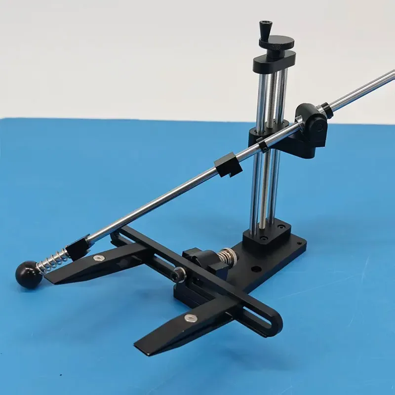 

2025 Aluminum Alloy Home Kitchen Diamond Black Fixed Angle Knife Sharpener Reversible Adjustable Professional Knife Sharpener