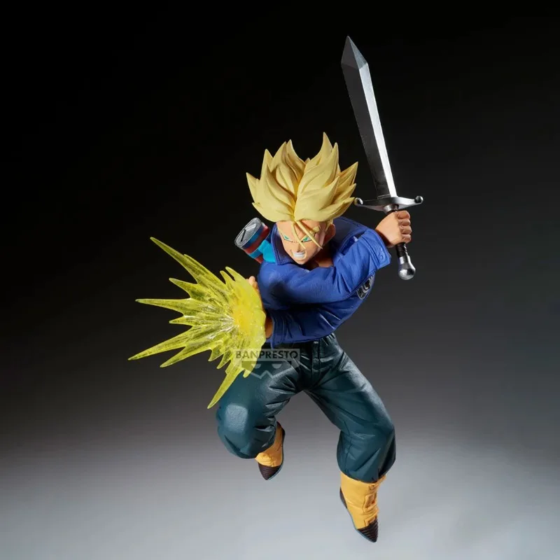 Original Bandai BANPRESTO GxMateria Dragon Ball Z Future Trunks SSJ In Stock Doll Model Collection Series Anime Figure WY view 3