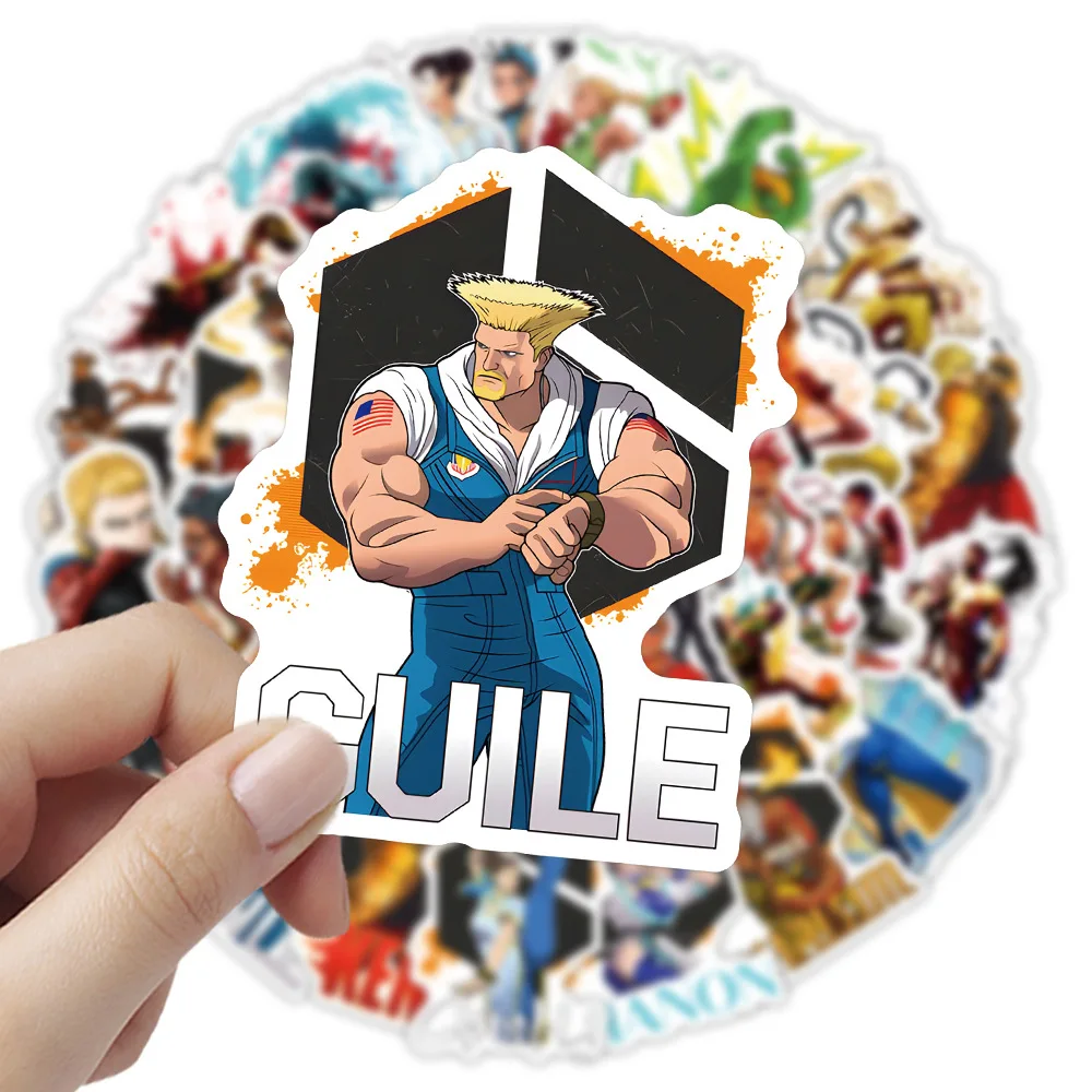 

10/53PCS Sutorīto Faitā Stickers Fighting Games Sticker Cool Cartoon Decoration Fridge Luggage Laptop Guitar Bike Skateboard Toy