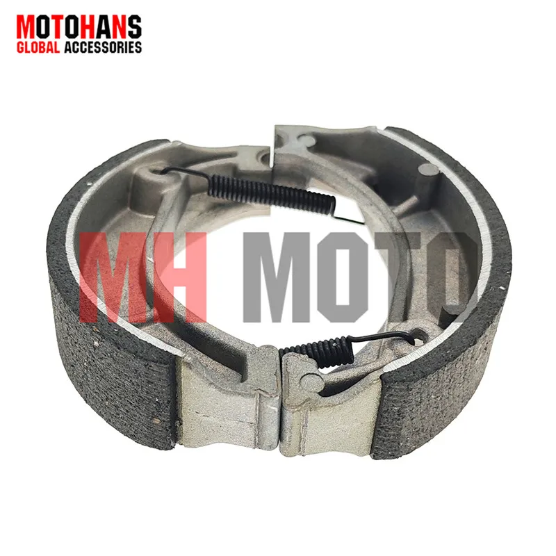 BLACK SHEEL ASBESTOS FREE BRAKE SHOE 110*25 MOTORCYCLE FOR HONDA C70 ECO100 XL185 WIN100 BIZ100 SMASH110 C110 JH70 PX110 MAX110