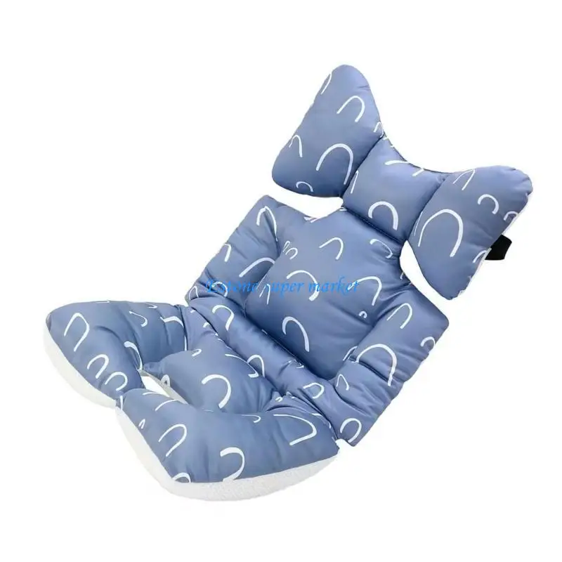 

090B Baby Pram Cushion Breathable Baby Strollers Cushion Pushchair Liner Baby Support Pad for Newborns