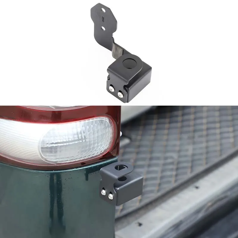 

Carbon Steel Black For Toyota Land Cruiser Prado 120 2003-2009 Car tailgate antenna bracket exterior modification accessories