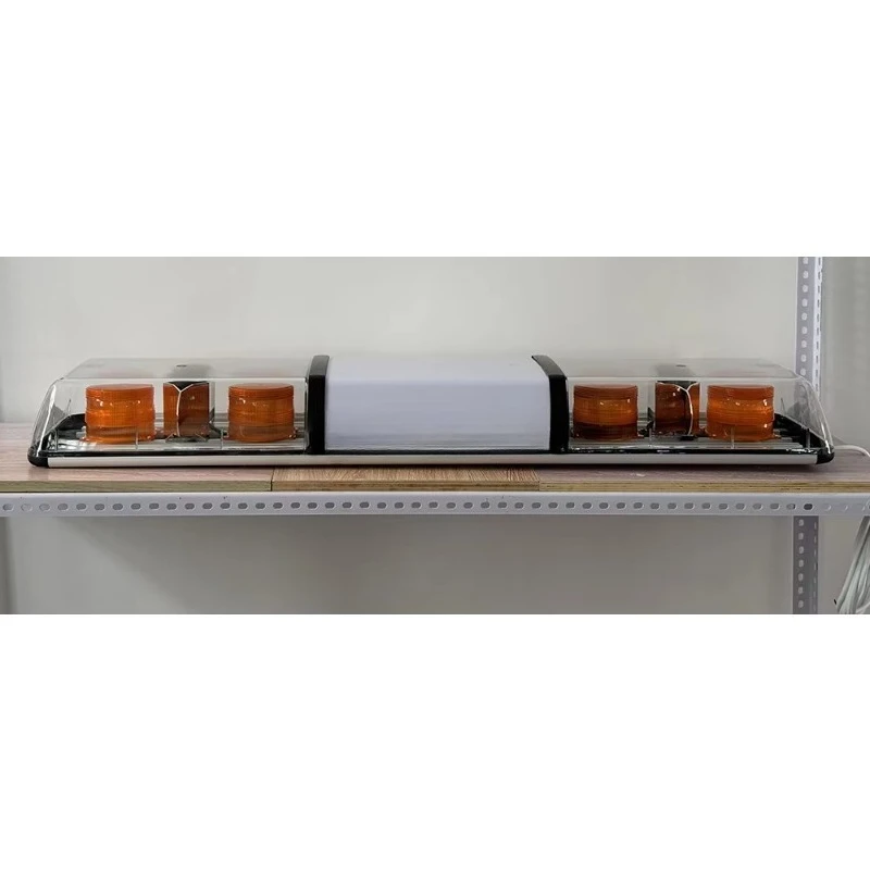 48-Inch Superdiode Warning Emergency, with four diodes, dual voltage amber or transparent cover 120cm