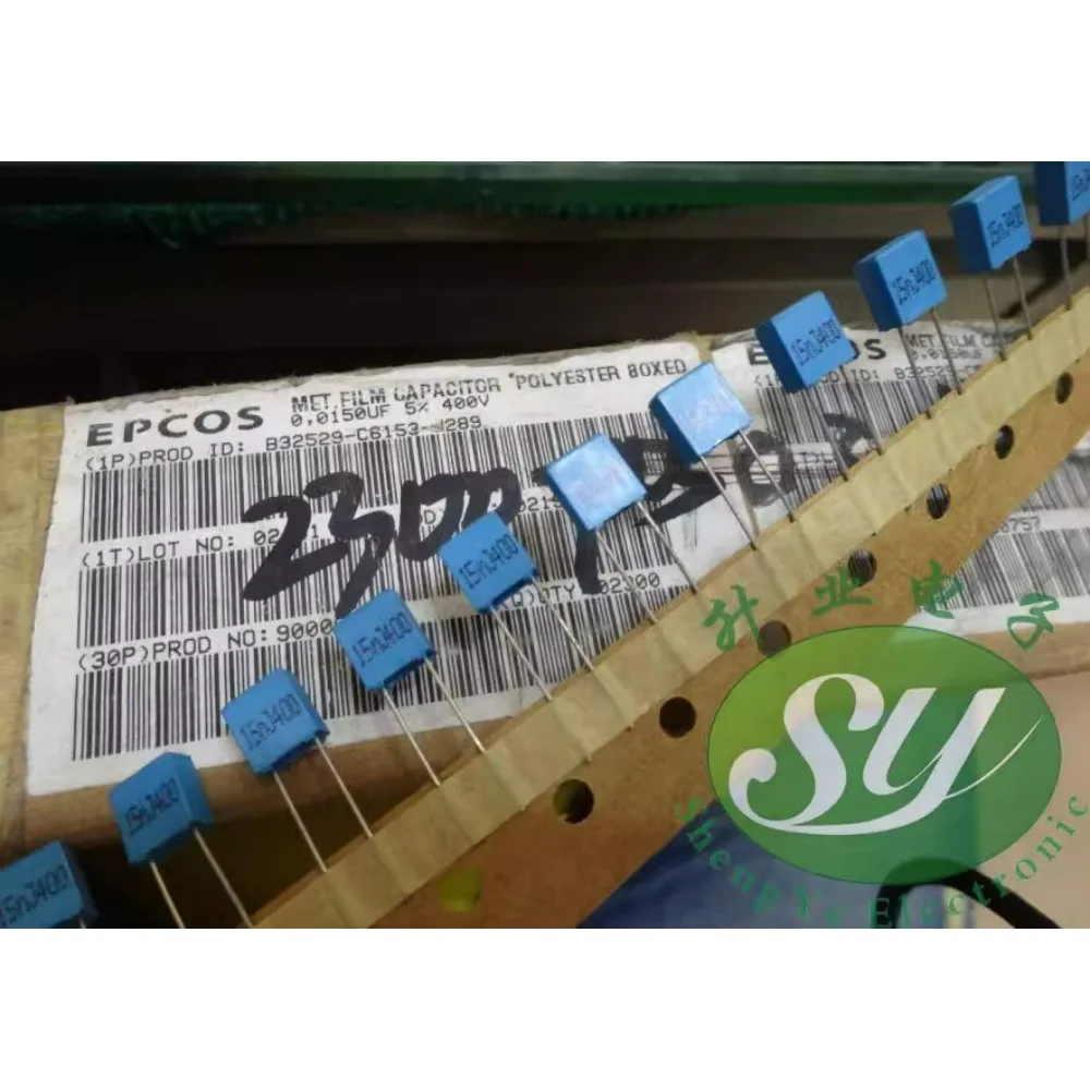 

50PCS EPCOS 0.015uf/400v 15nf 153 brand new 5mm film capacitor