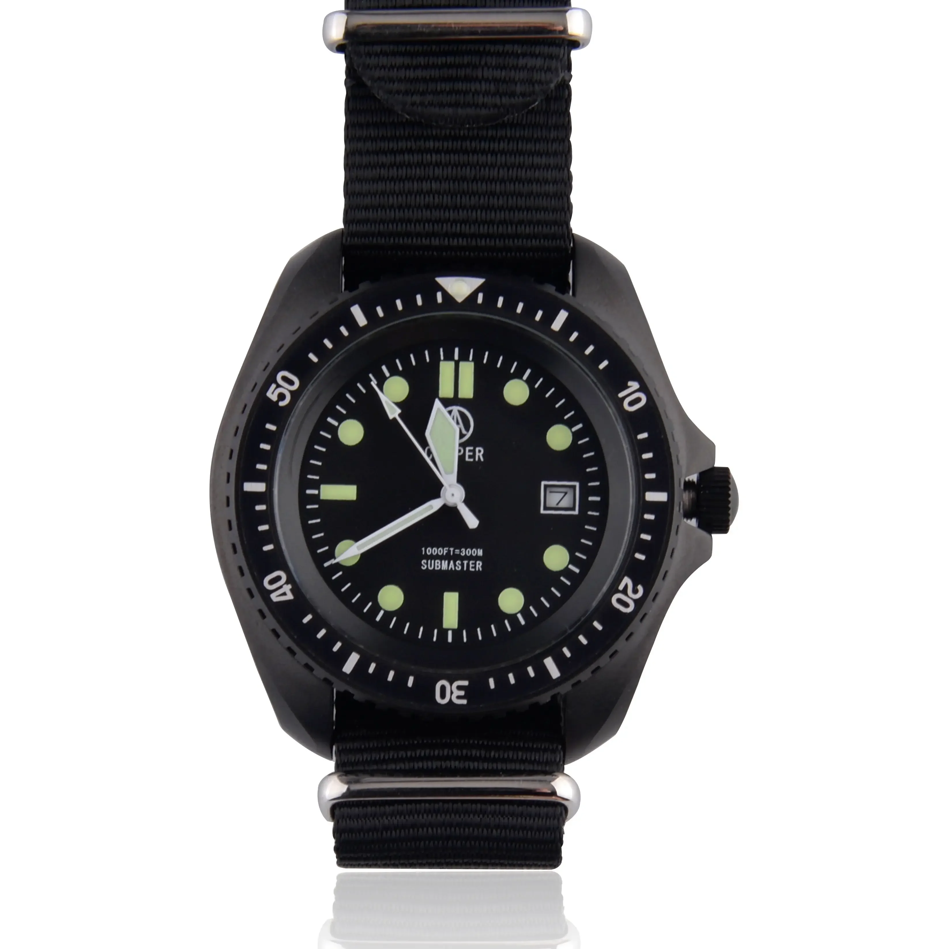 Qimei-Montre de plongée classique des forces spéciales américaines pour homme, UDT, militaire, armée, sport, extérieur, SM8016A, finition 256