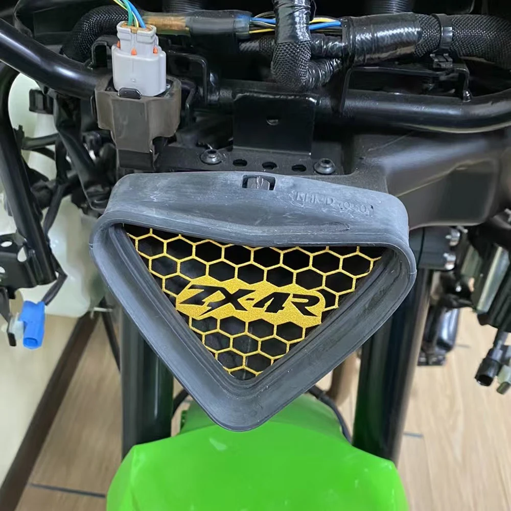 For KAWASAKI ZX-25R ZX-4R ZX-4RR Motocycle Air Intake Stamping Port Bird Beak Lower Lip Metal Insect Net