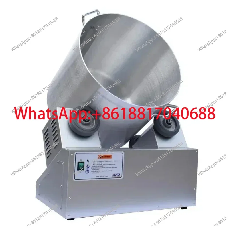 Popcorn Special Coater Mixer Tumbler For Flavor Seasoning Powder Popcorn Tumbler Wrapping 220V 450W XFD