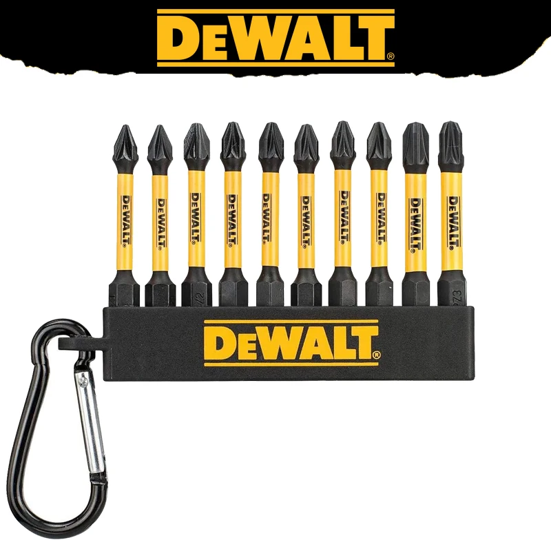 DEWALT DT7274 PH PZ Mix FLEXTORQ Screwdriver Bit 57mm On A Keyring 10-Pcs Portable Bits Tool Attachments