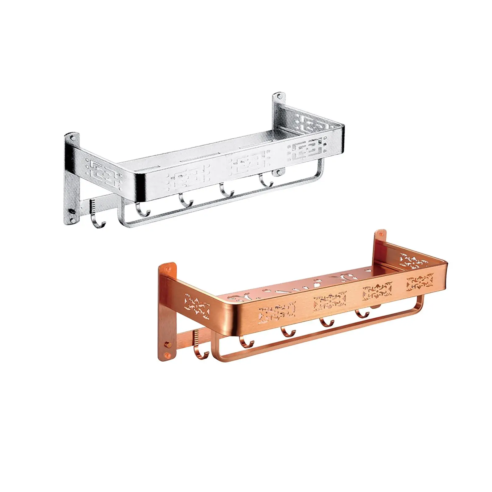 

Вешалка для полотенец с вешалками для полотенец Прочная многофункциональная вешалка для полотенец для ванной комнаты и туалета для кухни, отеля