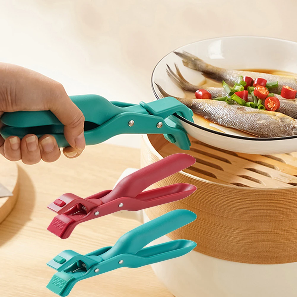 Anti-scald Clip Silicone Kitchen Anti Scald Plate Bowl Dish Pot Holder Anti-hot Clip for Moving Hot Plate Bowls Kitchen Gadget