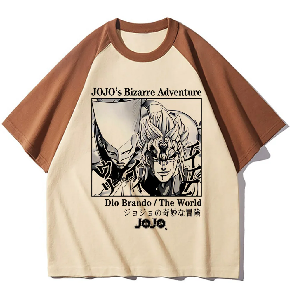 Jojo Bizarre Adventure t-shirt girl gyaru harajuku dollette t-shirt graphic cutecore funny meme anime