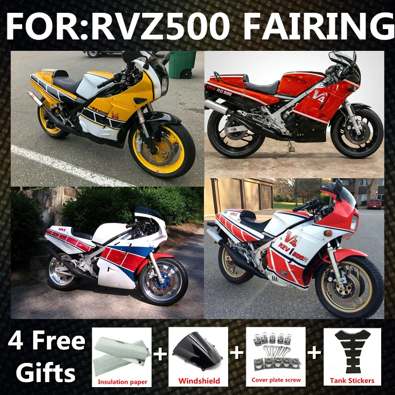 Fit for YAMAHA RZV500 RD500 1985 - 1987 Motorcycle ABS full Fairing kit Set Bodywork fairings Kit