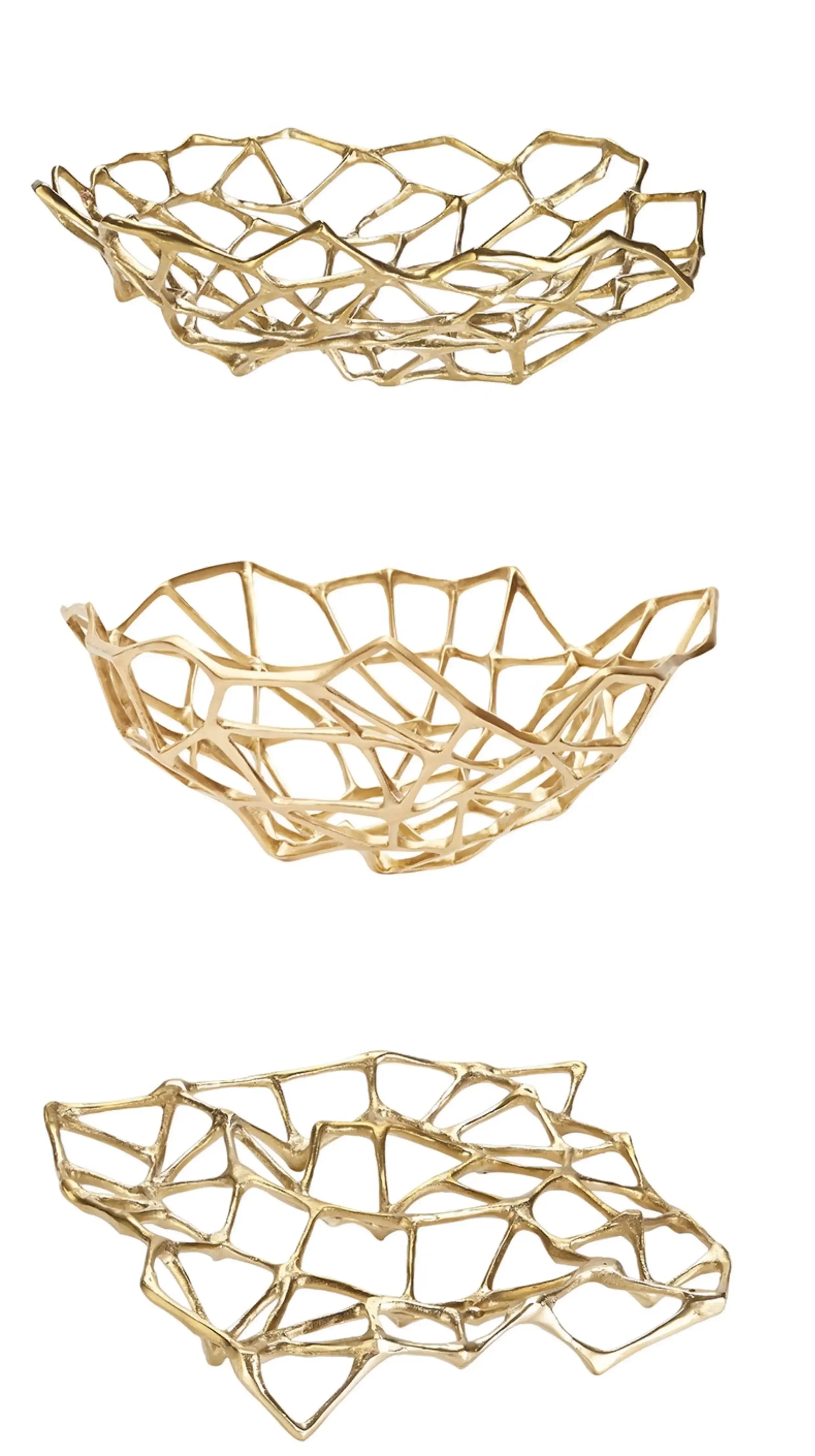 

Handmade brass decorative bowls, ornaments, living room light luxury high-end decorations, housewarming gifts