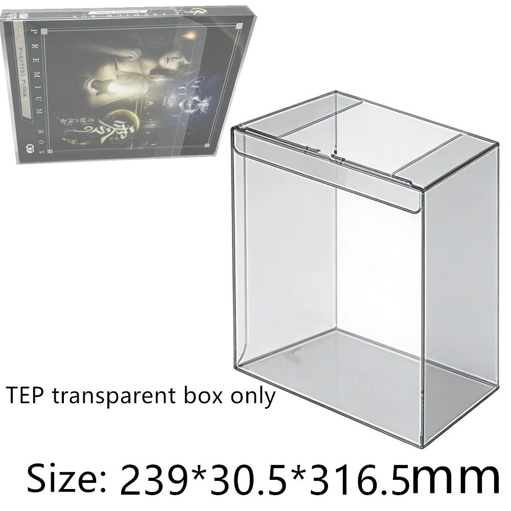 Transparent Box Protector For Fatal Frame: Mask of the Lunar Eclipse/PS4 Collect Boxes PET Storage Game Shell Clear Display Case