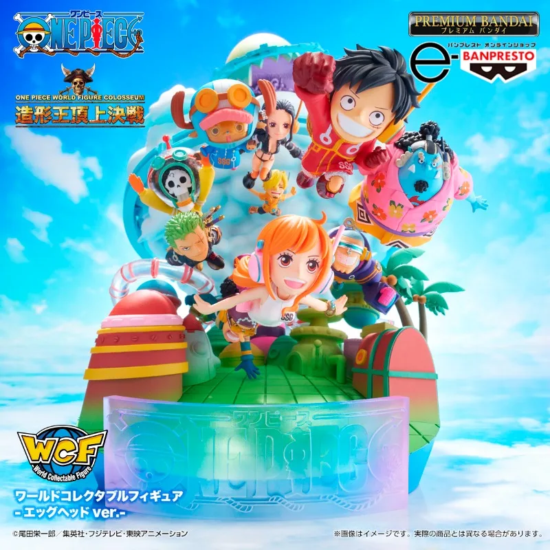 In Stock Original BANDAI BANPRESTO ONE PIECE ลิง D. Luffy Nami Burukku Roronoa Zoro Wcf อะนิเมะคอลเลกชันของเล่น