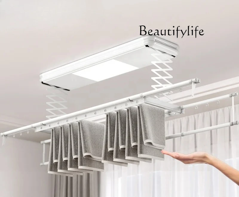 

Line and Automatic Clothes Dryer Drying Rack Smart Retractable Electric Clothes