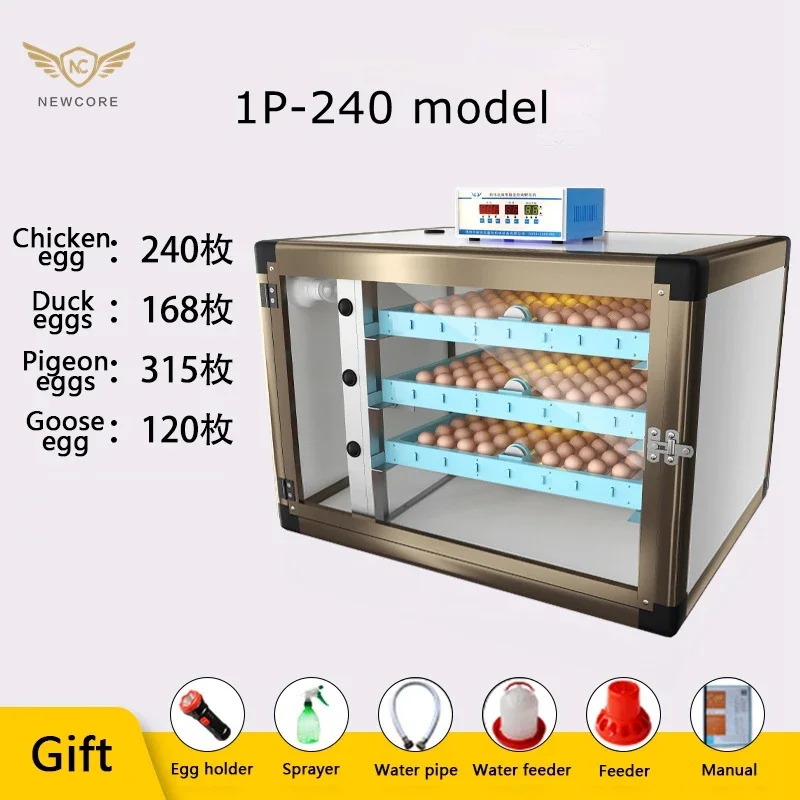 160 Chicken Gees Automatic Egg Incubator Machine