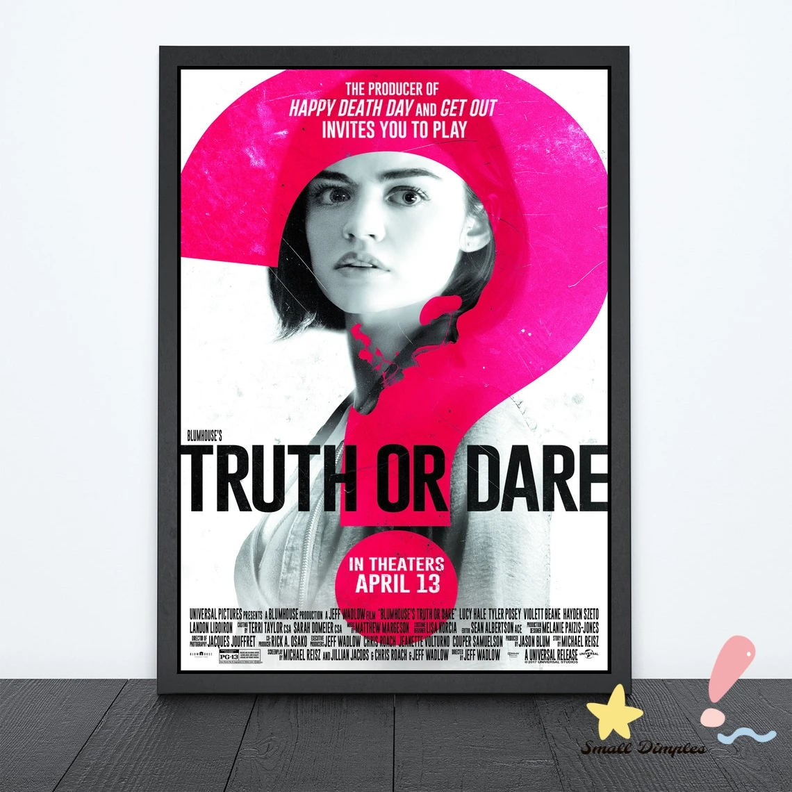 Truth Or Dare Classic Movie Poster Canvas Art Print Home Decoration Wall Painting ( No Frame )