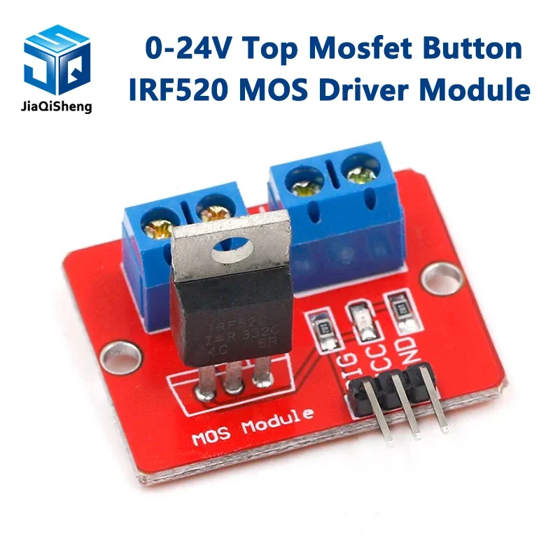10 Stuks 0-24V Top Mosfet Knop Irf520 Mos Driver Module Voor Arduino Mcu Arm Pi