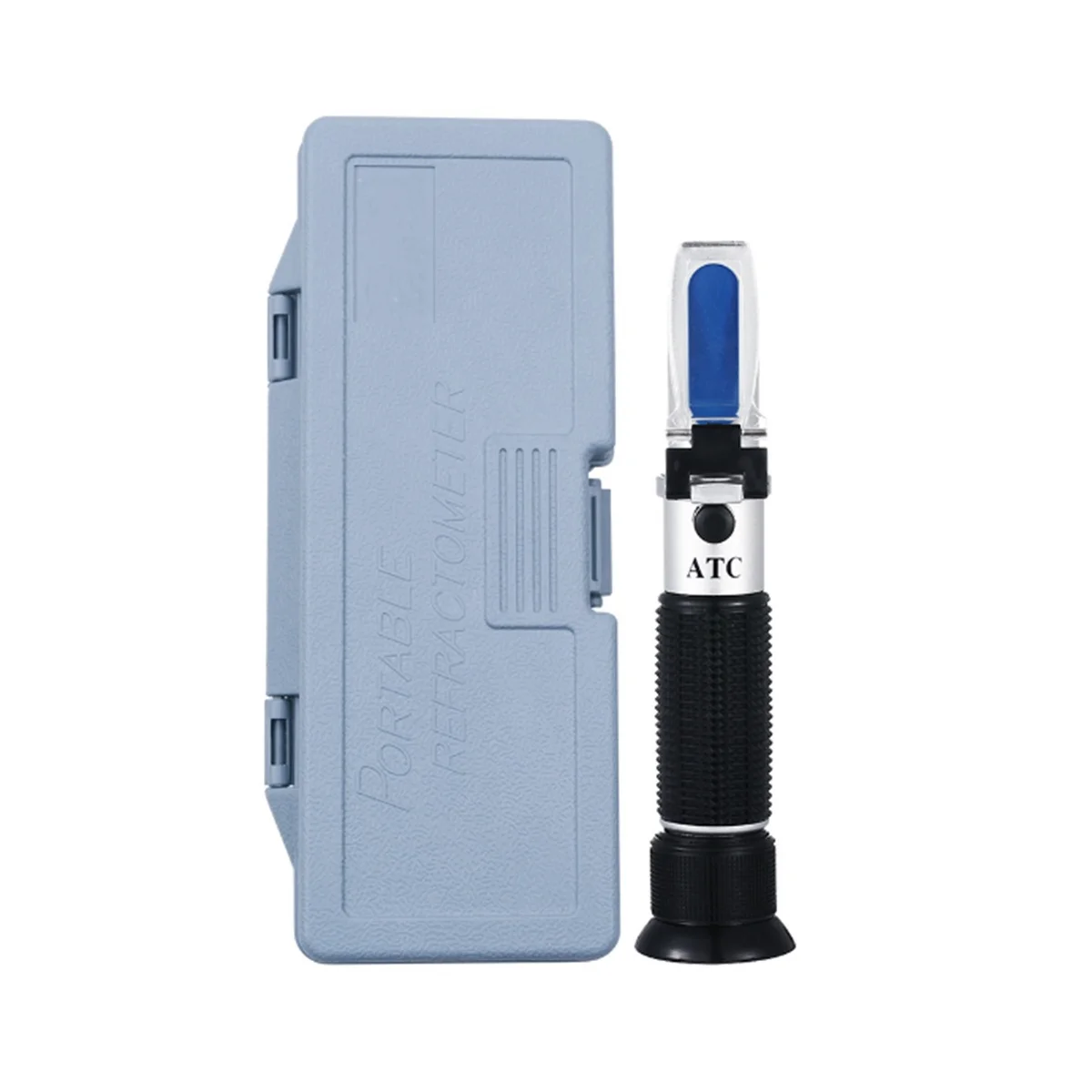 Brix Refractometer with ATC Dual Scale - Specific Gravity & Brix Hydrometer in Wine Making and Beer Brewing Homebrew Kit