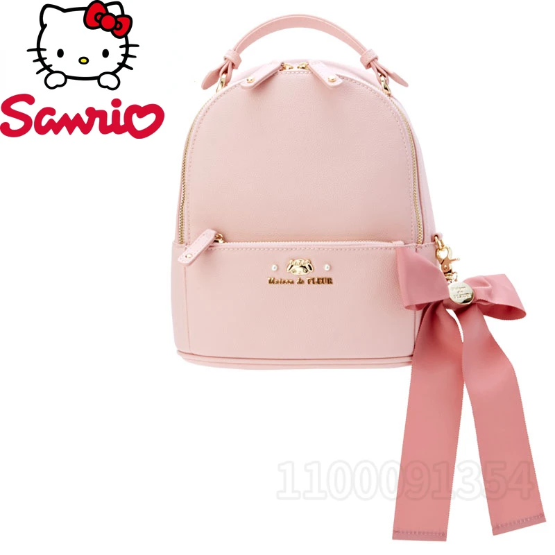 Sanrio Kuromi\'s New Women\'s Backpack Luxury Brand Original Cartoon Cute Mini Backpack High Quality Fashion Girls\' School Bag