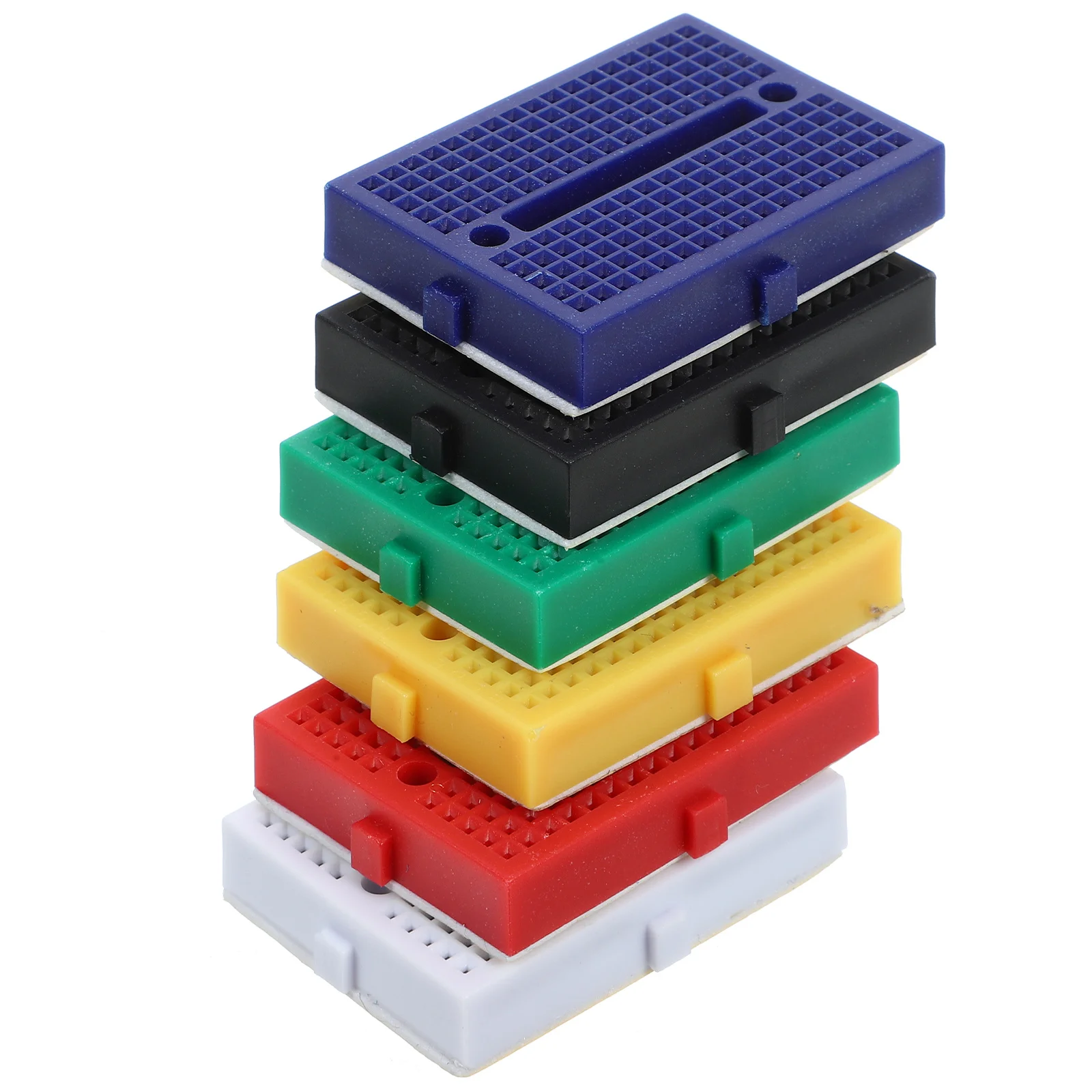 6Pcs Experiment Breadboards Small Solderless Mini Breadboard Portable Plastic Circuit Board for Electronics Science