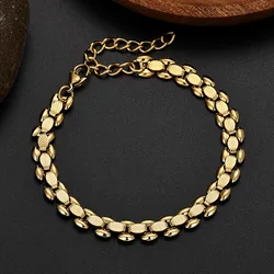 y2k style 18k Gold Silver originality Bracelets for Men Charm Women fashion Jewelry Wedding Party Couple gift 18+5cm