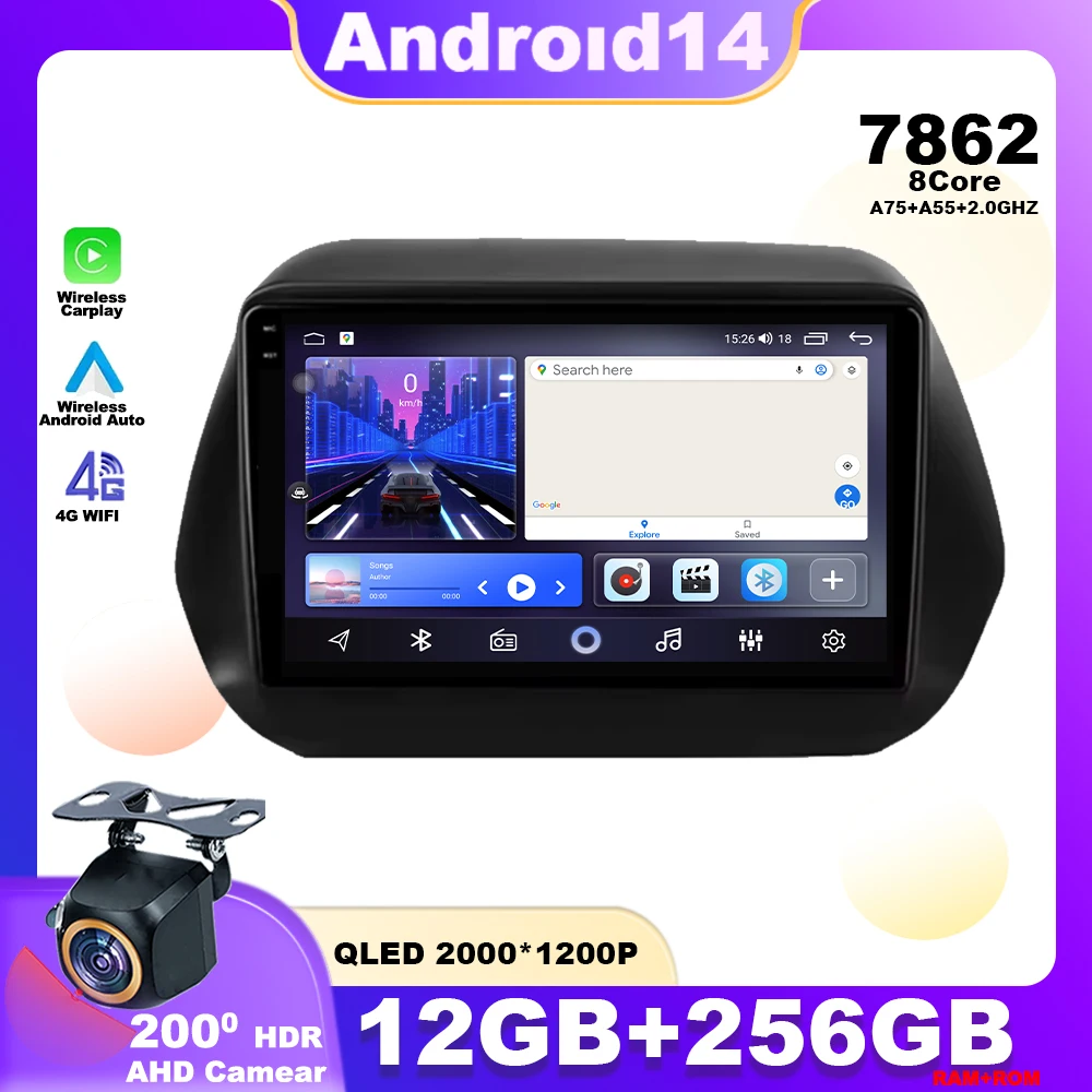 

Android 14 For Chevrolet Camaro 6 2015 - 2023 QLED Screen Wireless Carplay Car Radio Multimedia Player Navigation GPS 4G WIFI BT