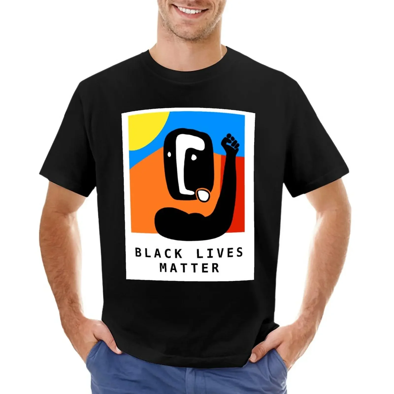 

Black Lives Matter T-Shirt kawaii clothes plain Aesthetic clothing mens graphic t-shirts hip hop