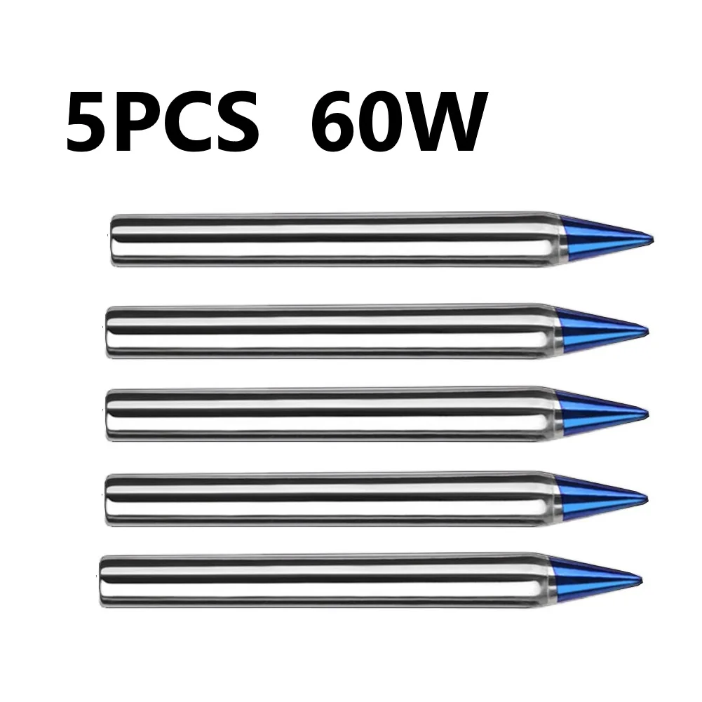 5PCS 30-150W Blue Pointed Welding Tips External Heat Soldering Iron -Free Solder For Power Tool Accessory In Stock Wholesale