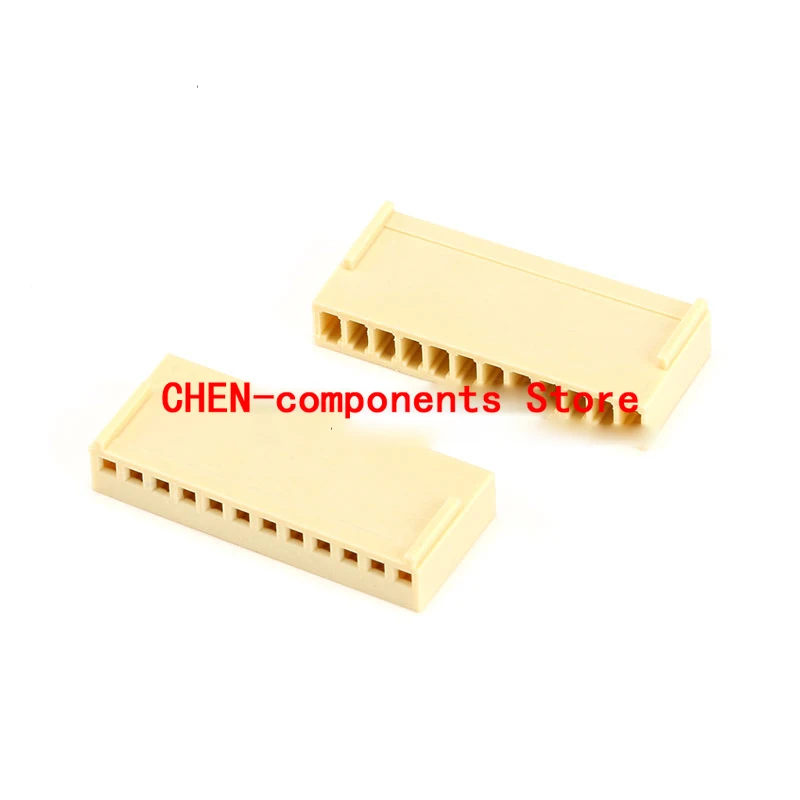 20Pcs KF2510 Connector 2.54Mm Plug Rubber Shell 2 P/3P/4P/5P/6P/7P--12 Pin KF2510 Connector Haakse Pin Header