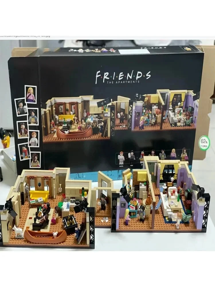 Miniso Disney Classic TV Series Downtown Building Friends Party The Friends Apartments 10292 Coffee Shop Building Toy Home Decor