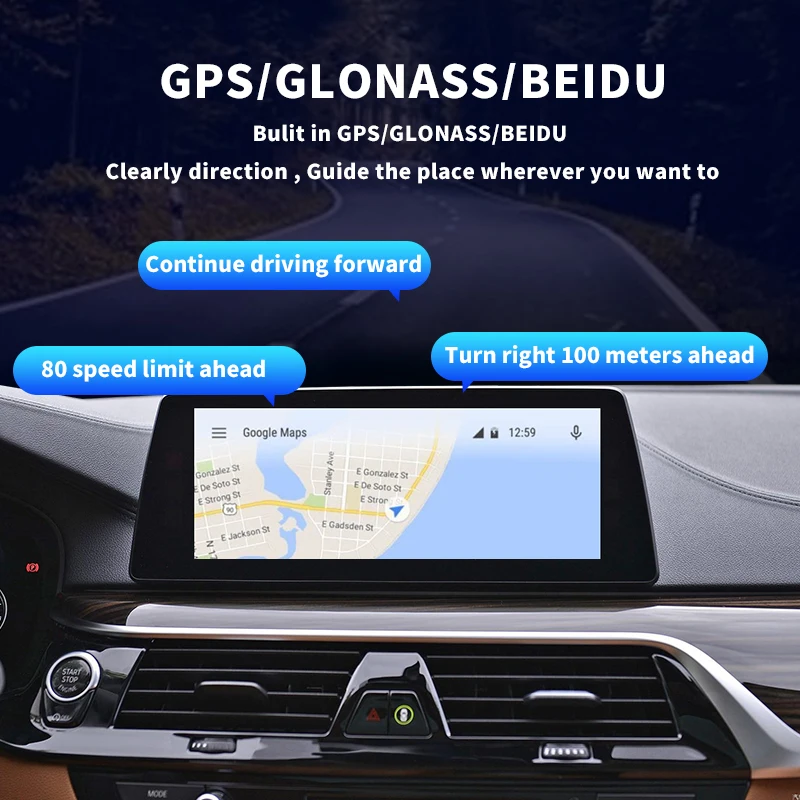 2023 CarPlay Ai Box per BMW ID6 ID7 ID8 Upgrade Andriod 10 Gps integrato Pluy And Play 4G Lte Dual Bluetooth