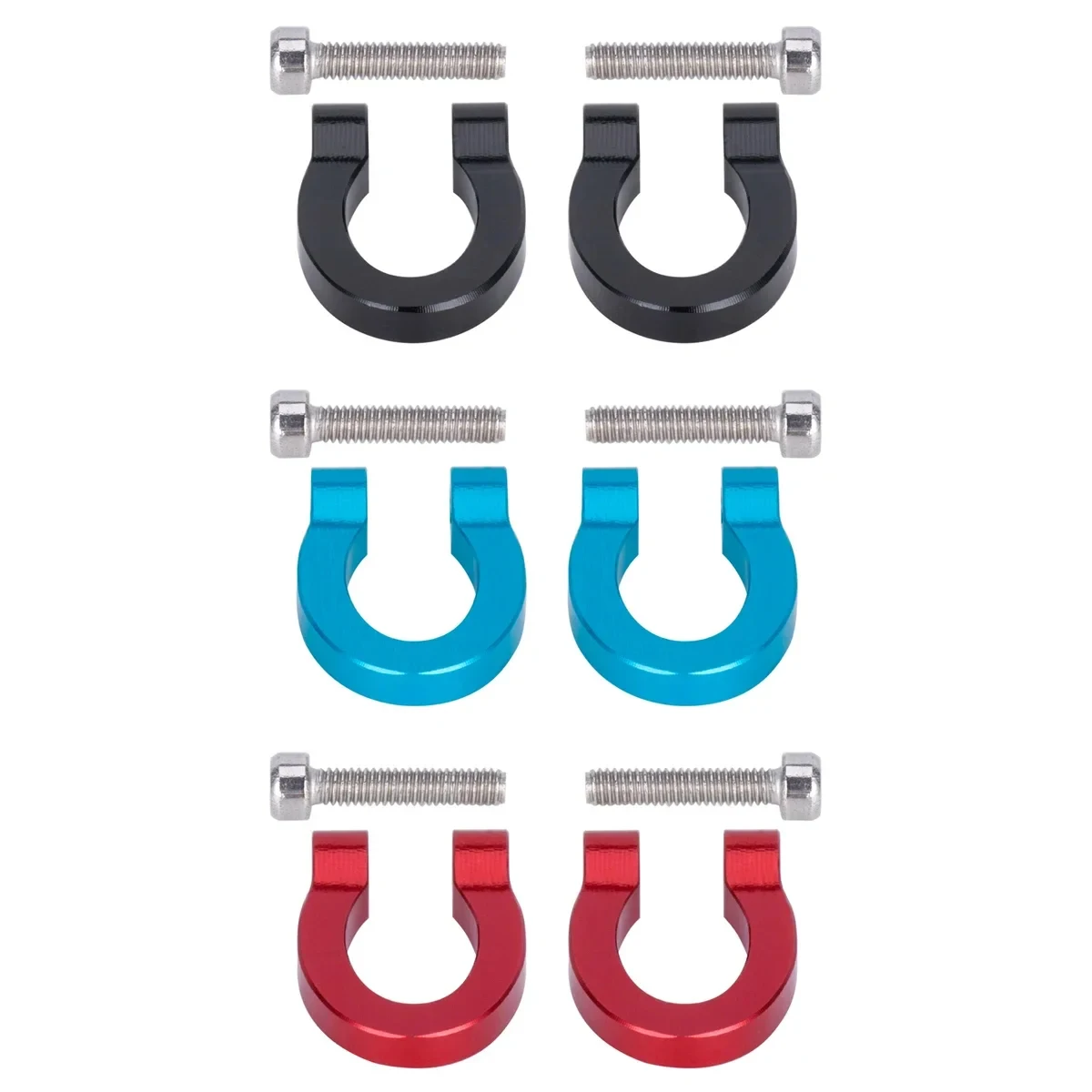 

Aluminum Front Rear Bumper D-ring Tow Hook Trailer Hooks for 1/10 RC Crawler Car Axial SCX10 TRX4 TF2 D90 CC01 Upgrade Parts