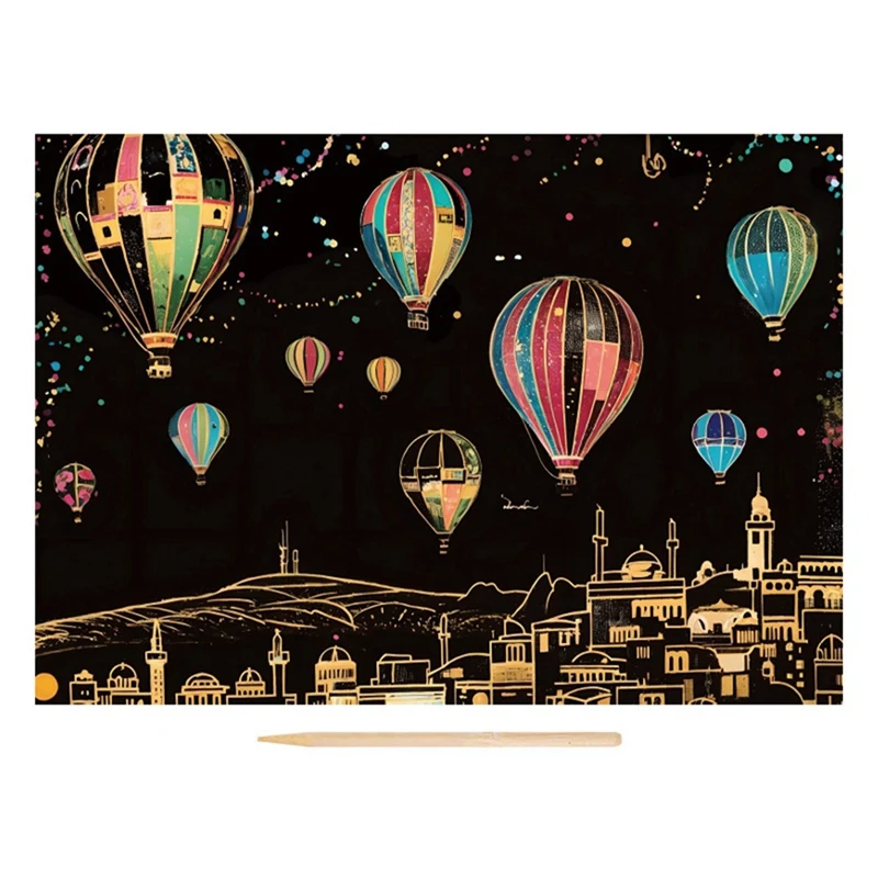 Handmade Accessories Adults Scratching Drawing Decompression Tool Toy Scraping Painting Birthday Gift DIY Craft