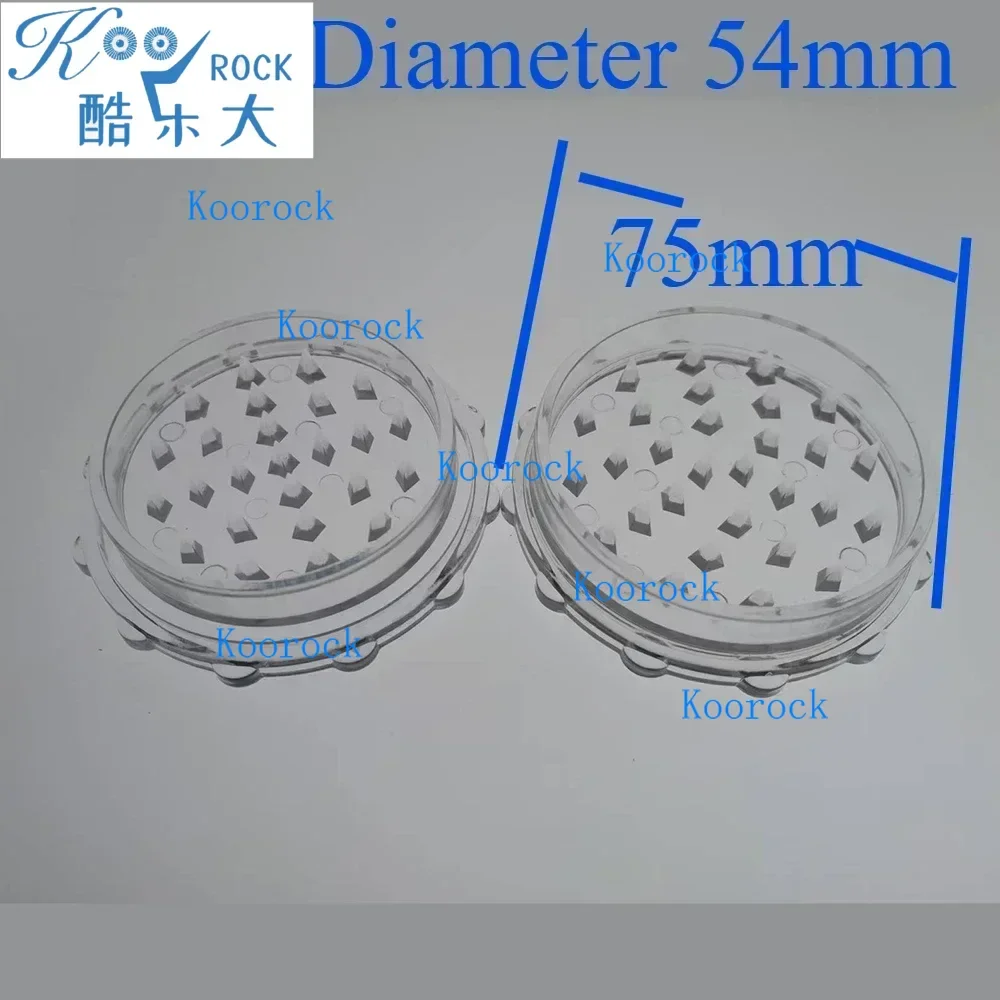 Arc-Shaped 75mm Plastic Weed Grinder – Dual-Compartment Herb Crusher with Sharp Teeth for Tobacco Shreds, Garlic & Spices