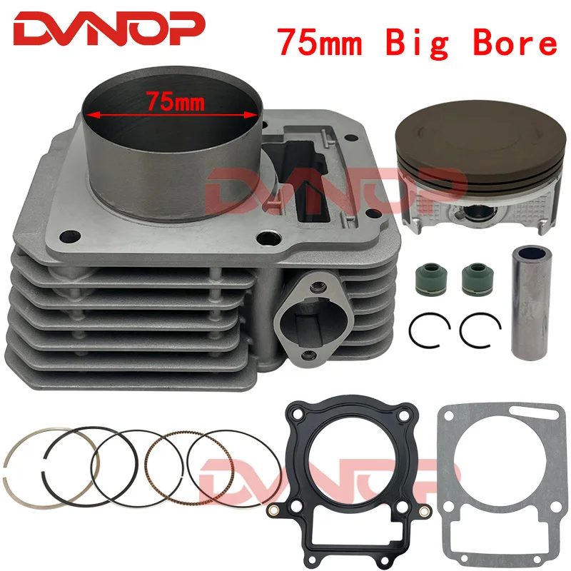 

75mm Big Bore Cylinder Kit for ZONGSHEN CB250F 250CC to 300CC kayo T4 z1 nx6 CPS250 RA2 CYCLONE PR250 PR300