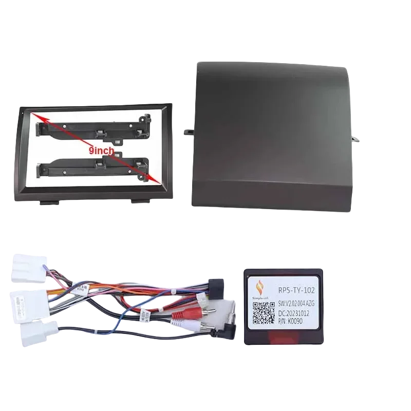 For TOYOTA 2002-2009 PRIUS 9INCH Car cd Radio Android Stereo audio screen multimedia video player navigation cable Harness frame