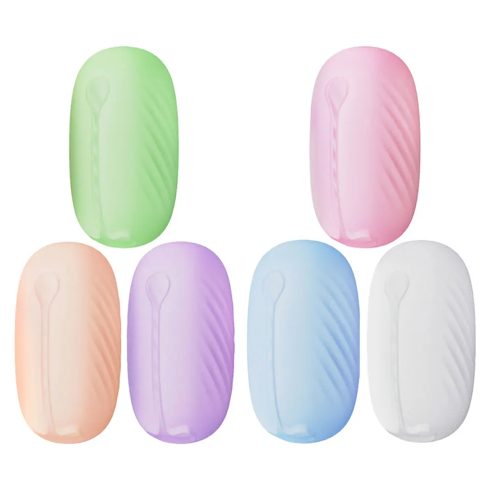 

6pcs Toothbrush Protective Cap Silicone Covers Travel Holder Mini Cleaning Kit Storage Set Case For Brush Oral Care Set