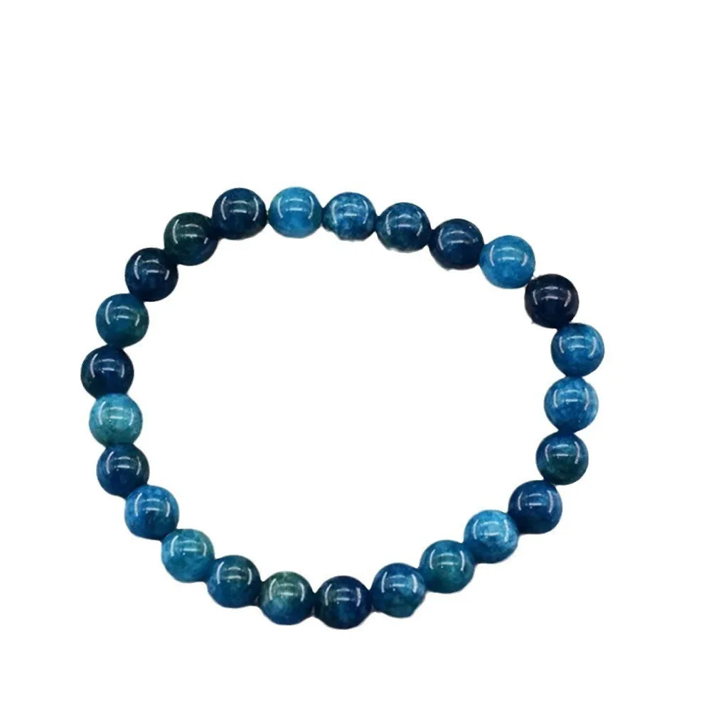 Exquisites Naturstein-Perlenarmband für Damen und Herren, Lapislazuli-Steinarmband, Vintage-Schmuck für den täglichen Gebrauch, einzigartiges Geschenk