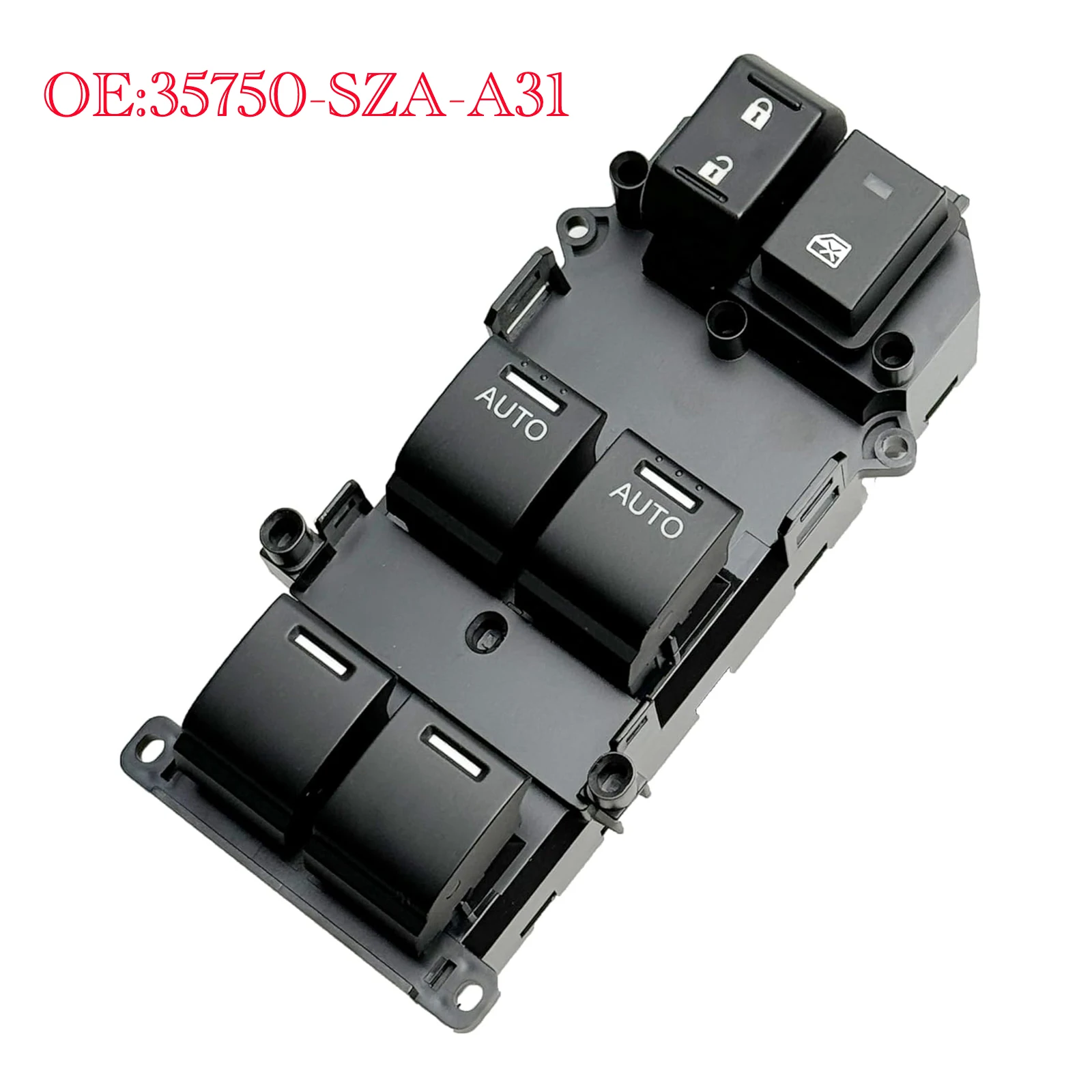 35750-SZA-A31 Master Window Switch Power Control Button for Honda Accord, Pilot 2008 2009 2010 2011 2012 2013 2014 2015