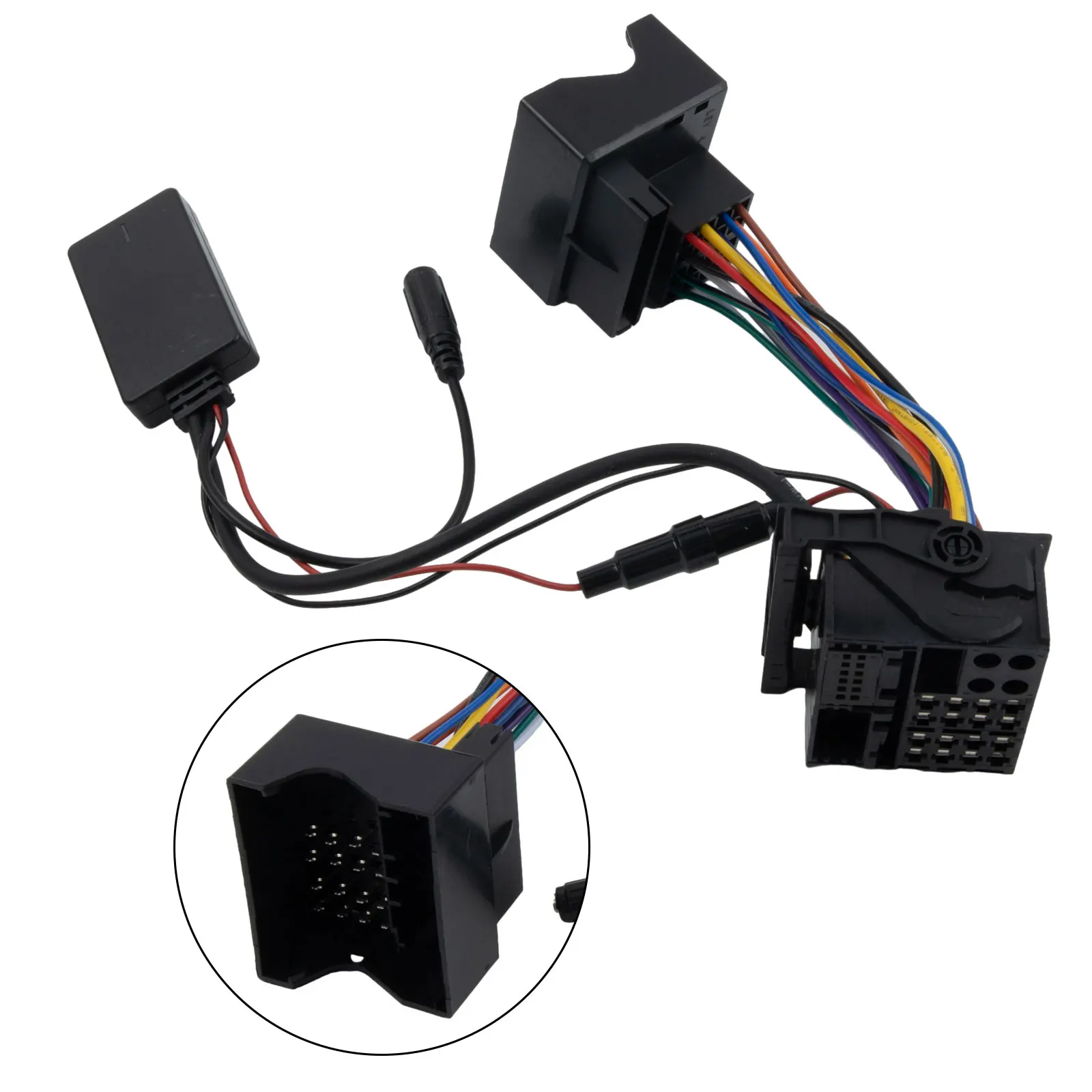 For Opel CD30 CDC40 CD70 DVD90 Adapter Audio Cable 27CM Length 1set Accessories Bluetooth-compatible External MIC