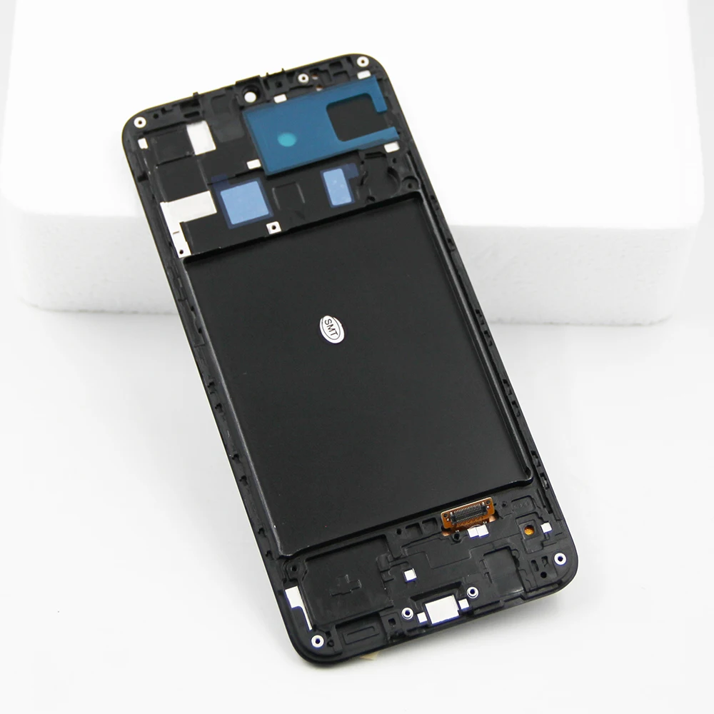 A20 Display Screen With Frame, for Samsung Galaxy A20 A205F/DS A205G/DS Lcd Display Touch Screen Digitizer Assembly Replacement