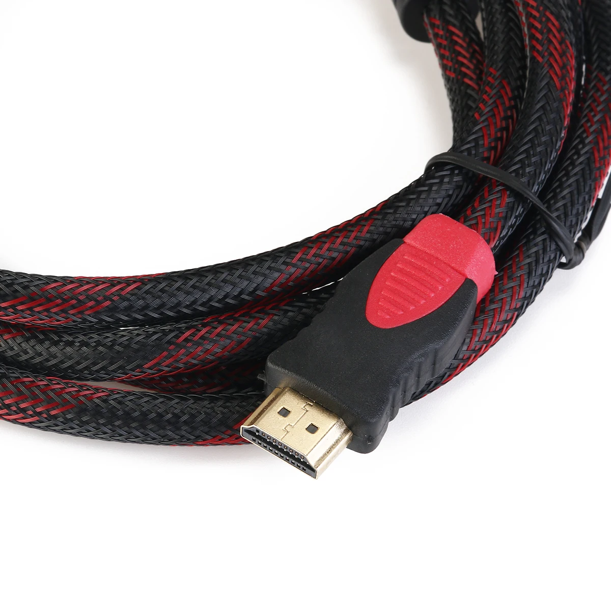 

1.5M 5Ft Converter Gold Plated 1080P Hdtv Component Convert Quad Braided Shielding Audio Video Cable To 3 Cable Hd