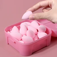 26PCS Mini Pink Makeup Sponge with Storage Box,Skin-Friendly Sponges for Under Eye,Fine Lines&Detail Makeup,Portable 4