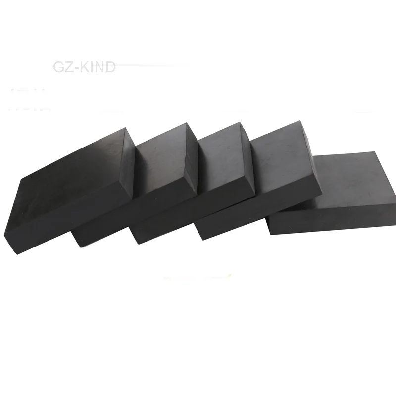 1pcs Black Rubber Sheets Damping Gasket Pad 50x50mm 100x100mm 200x200mm Thick 10mm 15mm 20mm 30mm 50mm