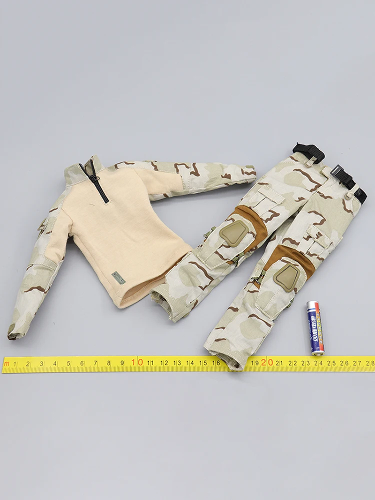 1/6 Scale ES 26057 US Army CAG Combat Uniform Camouflage Suit Clothes Model for 12'' Action Figure Accessories