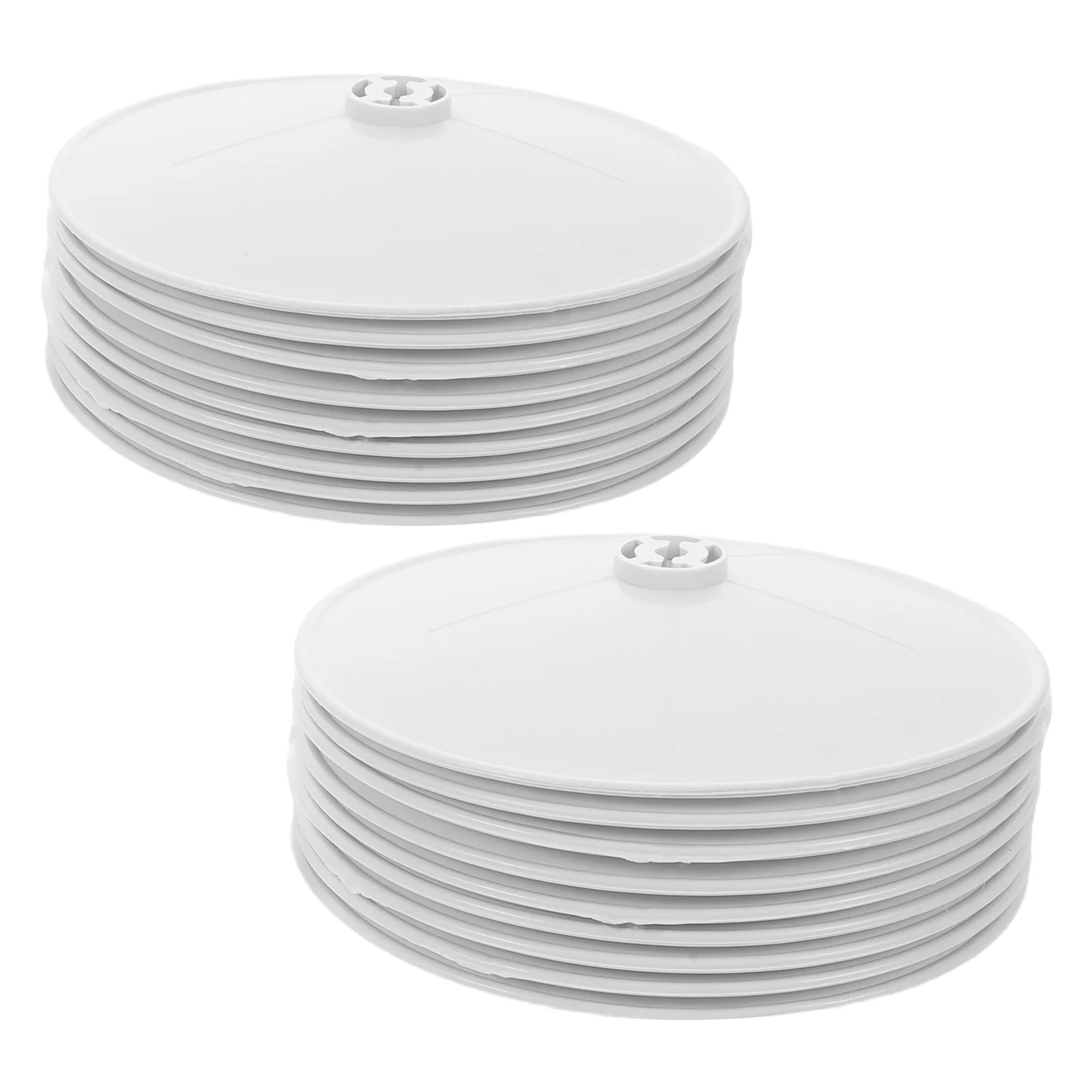 

20pcs Industrial Machine Accessories Plastic Spool Pin Caps 12.5X12.5X2Cm Sturdy Thread Spool Covers Replacement Fittings